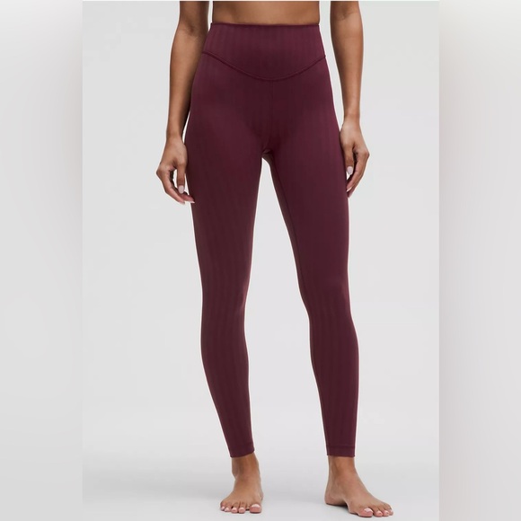 lululemon athletica Pants - lululemon Wunder Under High-Rise Tight 28" Tonal Stripe